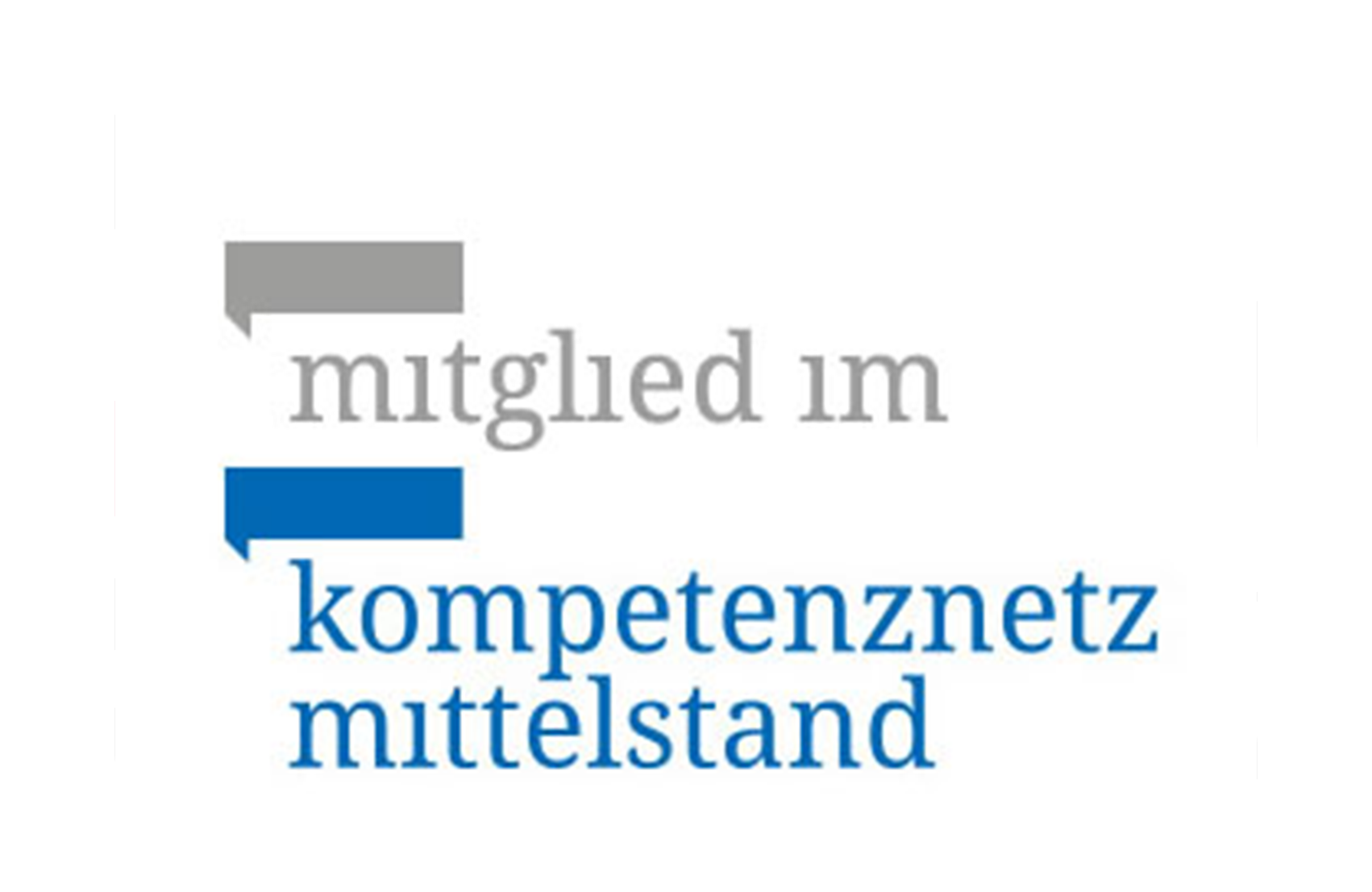 Logo Mitglied im Kompetenznetz Mittelstand